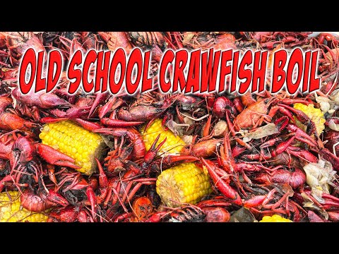 Traditional Old School Crawfish Boil