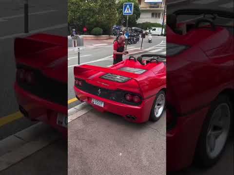 Just a Ferrari f50 cruising down the street #car#Ferrari