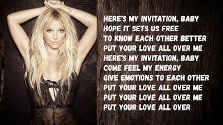 Britney Spears Invitation Lyrics