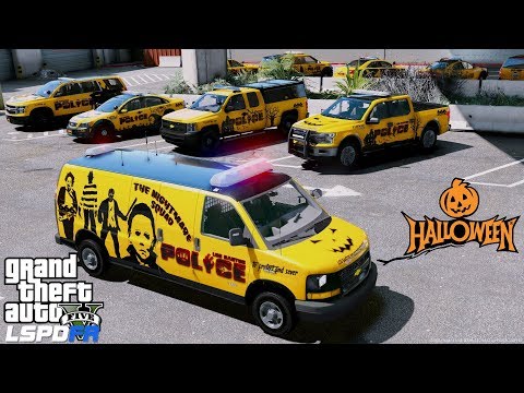 GTA 5 LSPDFR Episode 666! Halloween Police Cars & Killer Clowns On The Loose