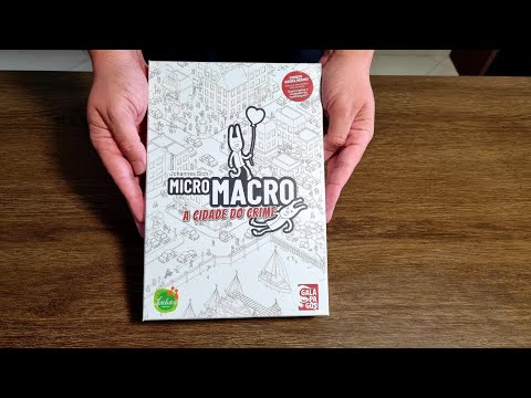 Micro Macro A Cidade do Crime | Unboxing