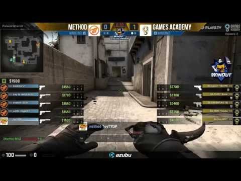 WinOut CS:GO Tournament - Games Academy vs. Method (Mapa 2 - Mirage) - Narração PT-BR