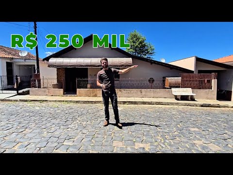 Casa ampla por R$ 250 mil | 2 pavimentos | 220 m² | Tomazina/PR