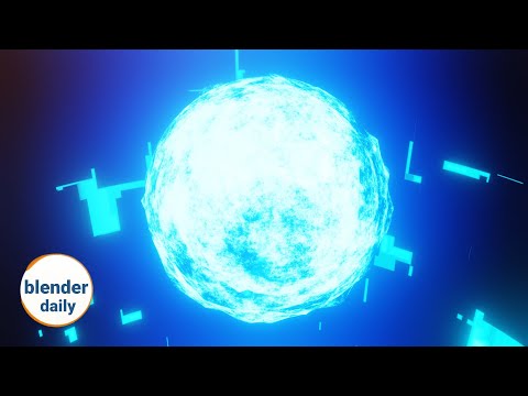 Project SciFi Reactor: The reactor core [9/9] | Blender Geonodes Daily, tip 103