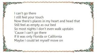 Kenny Chesney - I Can&#39;t Go There Acoustic Version Lyrics