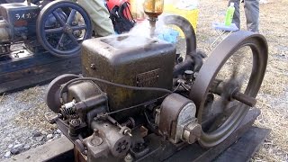 preview picture of video 'Old Engines in Japan 1930s? TIGER Oil Engine Type Witte 2hp (1080p 60fps)'