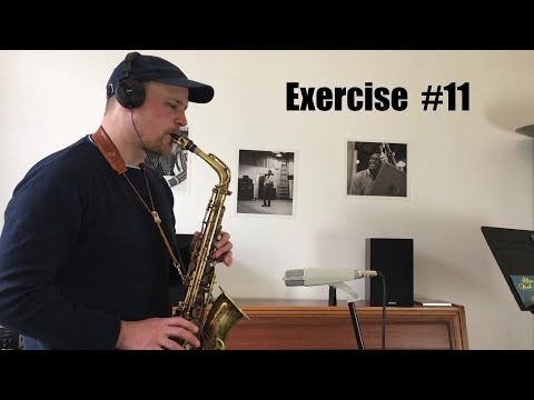 Basic Jazz Conception for Saxophone by Lennie Niehaus (Vol. 1) - Exercise #11
