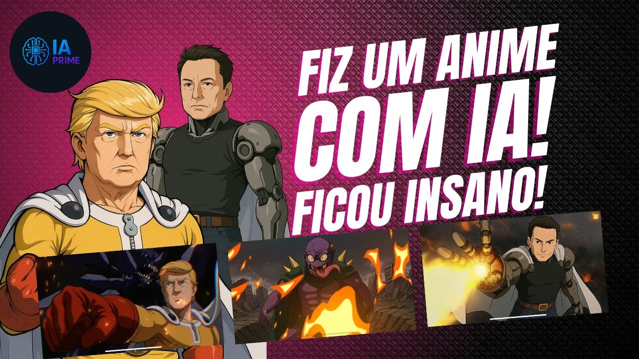 Como CRIAR um ANIME com IA (Fácil e Rápido!)