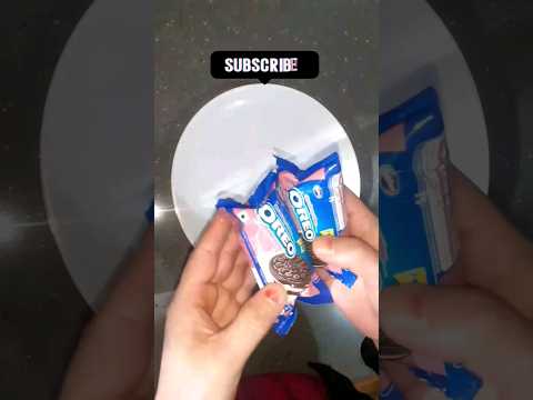 Cadbury Strawberry cream flavoured Oreo chocolate Sandwich Biscuits #unwrapping  #youtubeshorts