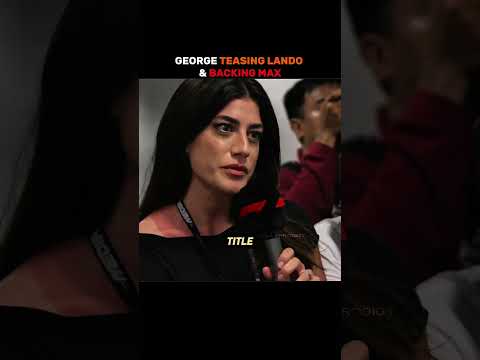 George Russell backing Max “100%” for the championship 👀 #f1 #formula1 #shorts 