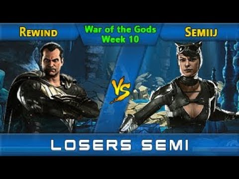 Rewind (Black Adam) Vs Semiij (Catwoman) - Losers Semi - Injustice 2 - WOTG S2W10