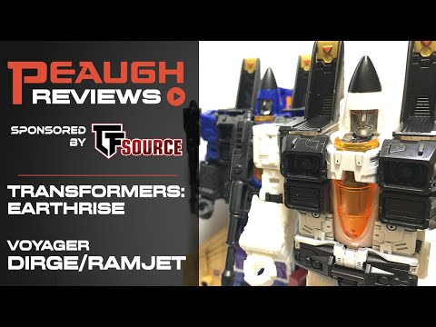 Video Review: Transformers Earthrise - Voyager RAMJET & DIRGE