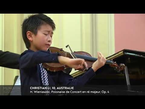 Christian Li performs Wieniawski's Polonaise de Concert, Op. 4 in D Major