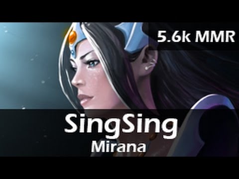 746: SingSing as Mirana Roam(D) ft. Fwosh, Dumpster, m3wk - 5.6k MMR Ranked DOTA 2 Gameplay VOD