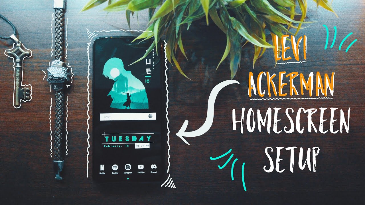 Levi Ackerman Homescreen Setup | Attack On Titan Theme | LucidAzriel