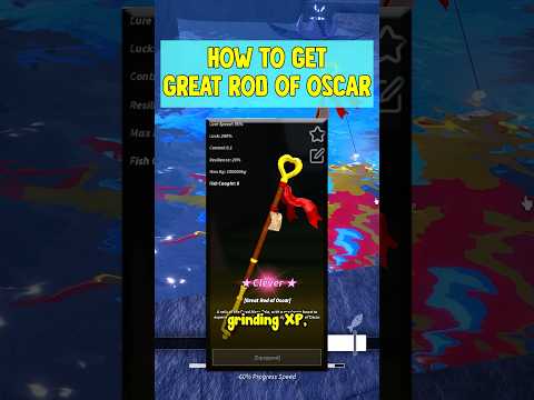 HOW TO GET THE GREAT ROD OF OSCAR #roblox