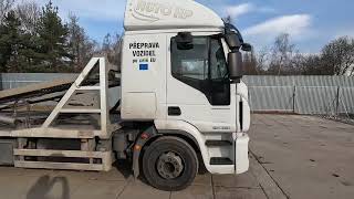IVECO EUROCARGO 150E320, EURO 6, 15 TUN, HYDRAULIKA NA DO, ZES&Iacute;LEN&Eacute; N&Aacute; car transporter + car transporter trailer | Image 4 - Autoline