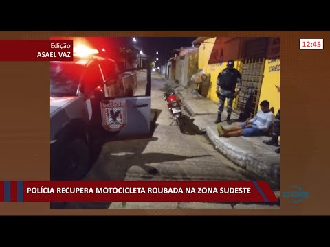PoliÌcia recupera motocicleta roubada na zona sudeste 14 09 2021