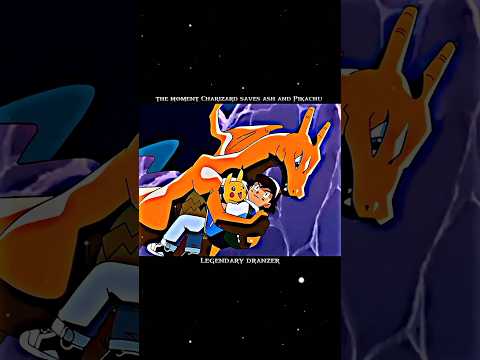 The moment Charizard saves ash and pikachu 😍🤯