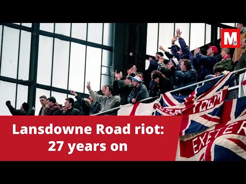 England fans riots at Lansdowne Road in Republic of Ireland friendly | Football | Hooligans | Dublin