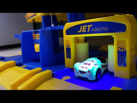 Паркинг для машинок ПОЛЕСЬЕ WADER jet. 4-уровневая парковка детская игрушка