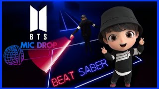 Download lagu Trying to dance to BTS - MIC Drop • Beat Saber DLC • (EXPERT ) mp3