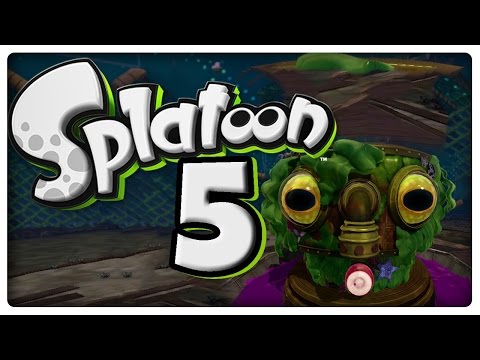 SPLATOON 🎨 #5: Battle against the tracked tank "Oktokicker"