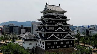 福山城　空撮動画