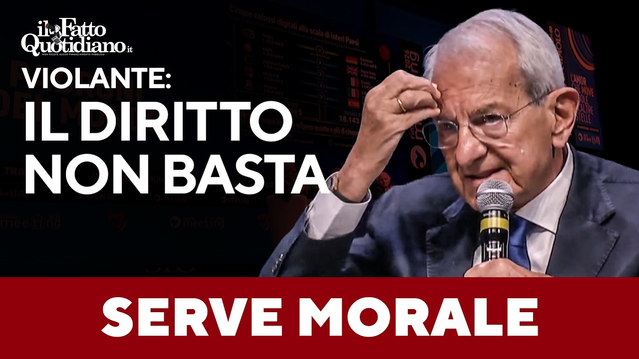 Violante: “La democrazia non sta in piedi solo con le regole, serve una forza morale”