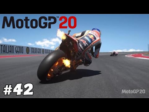 MotoGP 20 Career Mode Part 42 | ROUGHING UP MARQUEZ! | MotoGP 2020 Game | PS4 PRO Gameplay