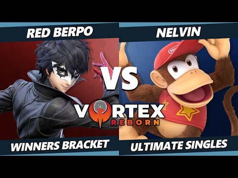 Vortex Legends 3 - red berpo (Joker) Vs. Nelvin (Diddy Kong) SSBU Ultimate Tournament
