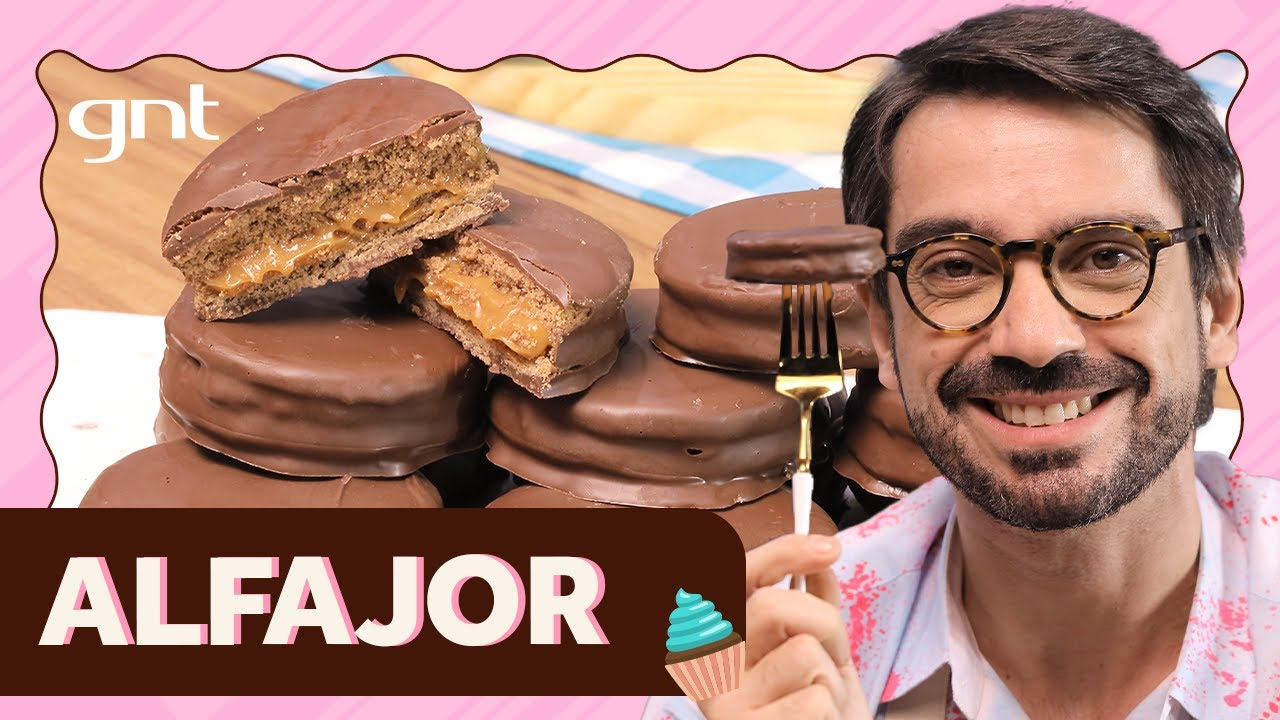 ALFAJOR: doce argentino com biscoito, doce de leite e chocolate | Lucas Corazza | Que Seja Doce