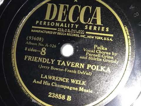 Decca 23858B FRIENDLY TAVERN POLKA