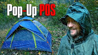 Honestly, I Didn't Expect This - Extremus Instant Pop Up Camping Tent - Test Night