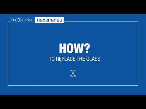 How to open a station clock to replace glass