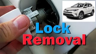 2017 Toyota Rav4 Easy Door Lock Removal - Key Won't Work After Replacing Actuator