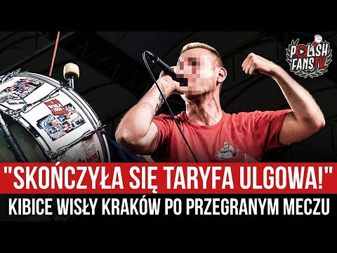 "SKOŃCZYŁA SIĘ TARYFA ULGOWA!" - kibice Wisły Kraków po przegranym meczu (13.09.2024)