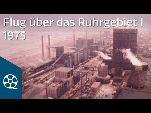 The Ruhr area from above 1975 - Flight over Westphalia 03/05 | FILM TREASURES