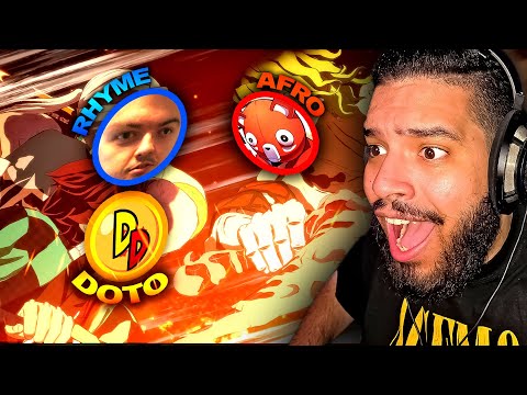 PLAYING DEMON SLAYER 2 WITH SQUAD (ft. AfroSenju, Doto, Rhymestyle, Seereax, Moon, Lotus & Balvin)