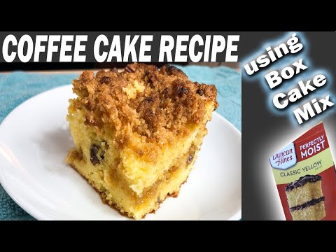 EASY COFFEE CAKE RECIPE | BOX CAKE MIX RECIPE | How to...