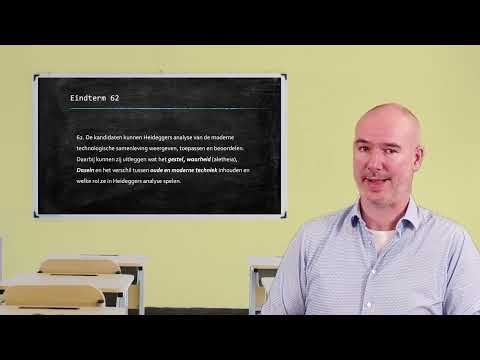 Vwo filosofie 2022-1: Heidegger vraag 2 - moeilijke opgave uitgelegd