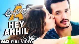 Hey Akhil Full Video Song  Akhil - The Power Of J