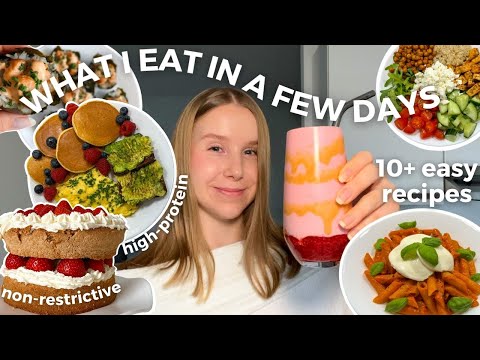 What I Eat In A Few Days *Realistic | high protein & easy recipes | Life in Finland
