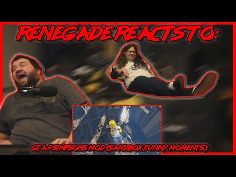 GTA 5 Simpsons Mod (Sandbox Funny Moments) - @VanossGaming RENEGADES REACT