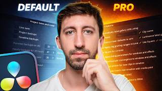 Change These 10 Davinci Resolve Settings IMMEDIATELY