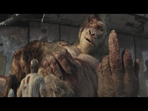 Rampage movie main gorilla ne middle finger kyo dikhai