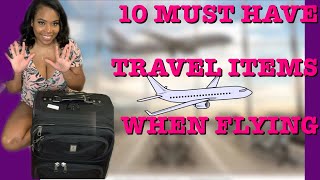 #christmas #airport  10 MUST HAVE TRAVEL ITEMS (flying edition✈️)