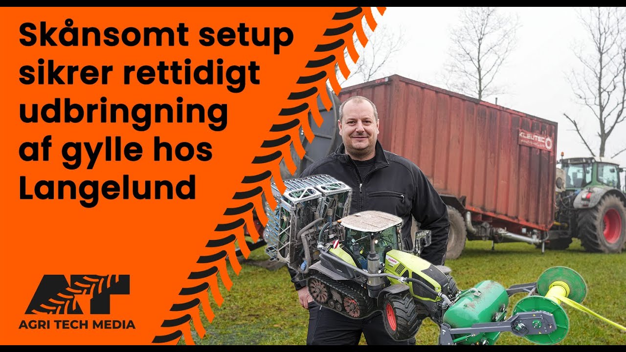 🇩🇰 Skånsomt setup sikrer rettidigt udbringning af gylle hos Langelund