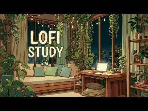 Lofi chill beats for deep focus ~ Cozy room music to study and relax under night lights