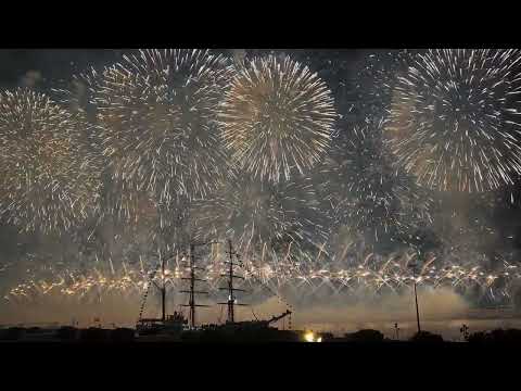 Olympique Marseille fans with a spectacular bonfire show. Unique fireworks display